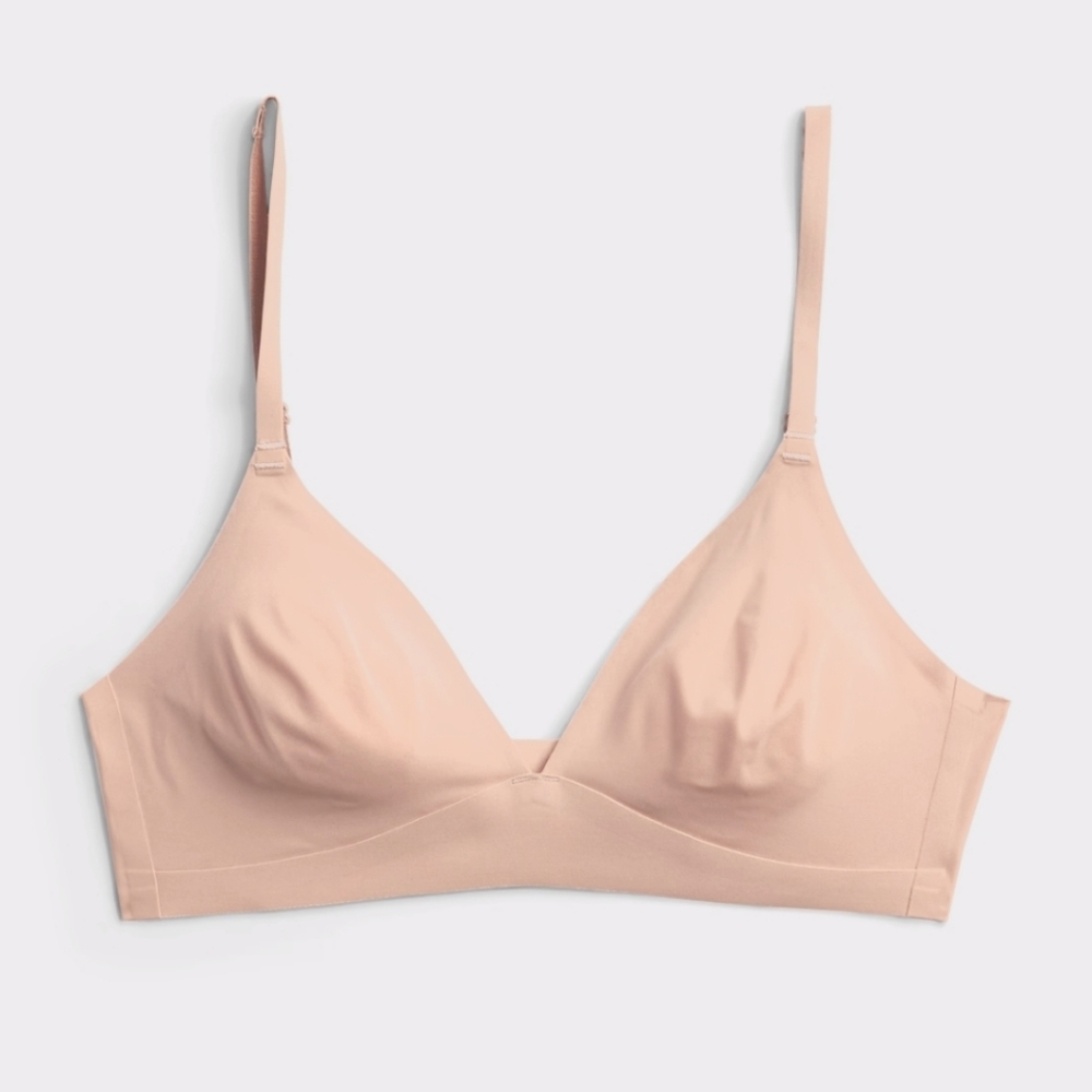 GAP No Show Bralette, Pale Pink, Medium